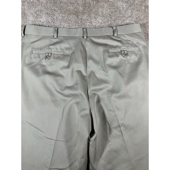 Dockers D4 Pants Relaxed Fit Flat Front Mens 38X32 Chino Beige Khaki Cotton #347 - Picture 9 of 16